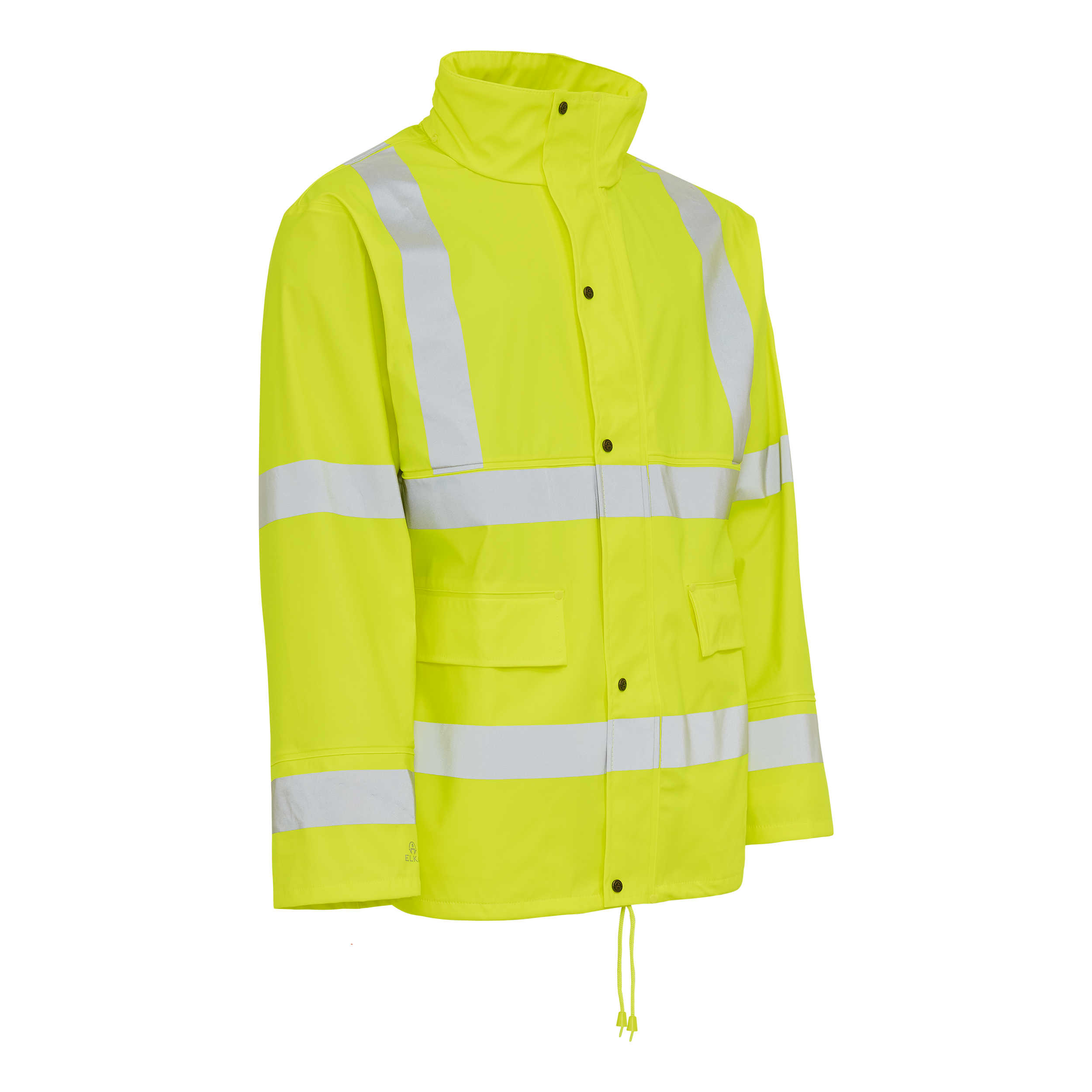ELKA Dry Zone Visible PU Regnjakke Hi-Vis med refleksstriber
