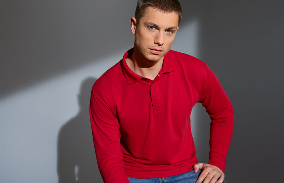 ID PRO Wear l/æ poloshirt | trykknap