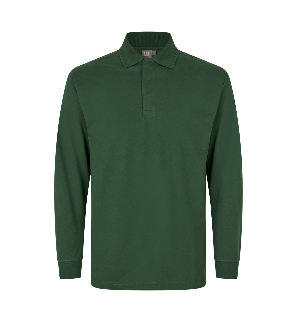 ID PRO Wear l/æ poloshirt | trykknap - Flaskegrøn [C-590] / XS