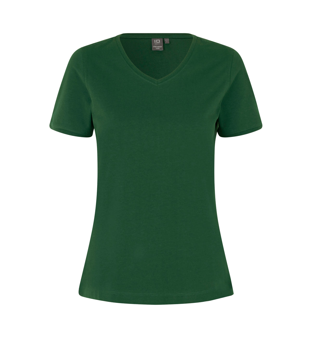 ID PRO Wear CARE T-shirt | v-hals | dame - Flaskegrøn [C-590] / XS