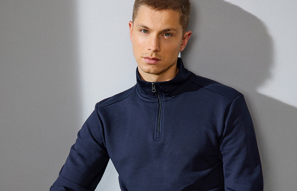ID PRO Wear CARE sweat| ubørstet | ¼ zip