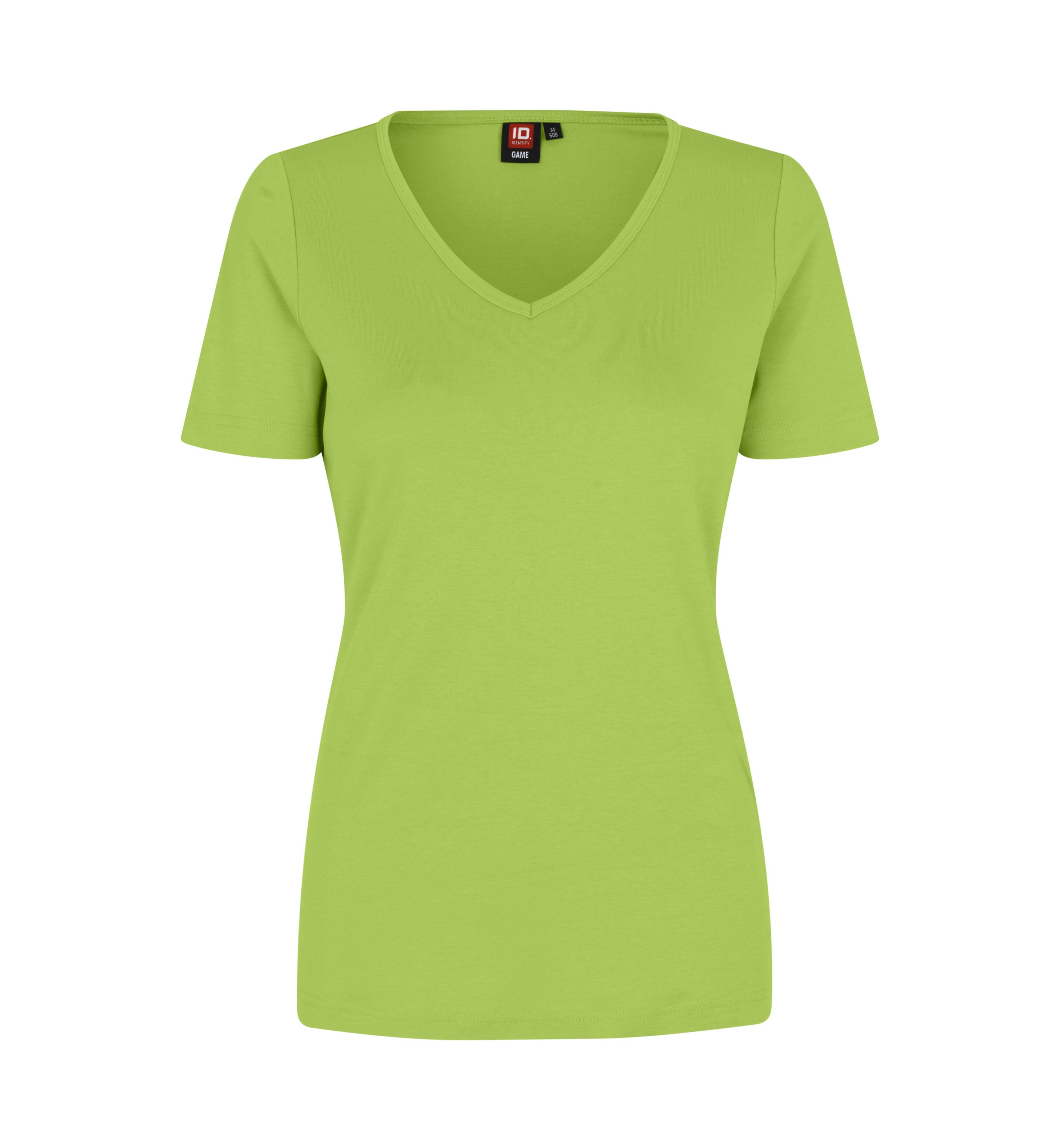 ID Interlock T-shirt | v-hals | dame