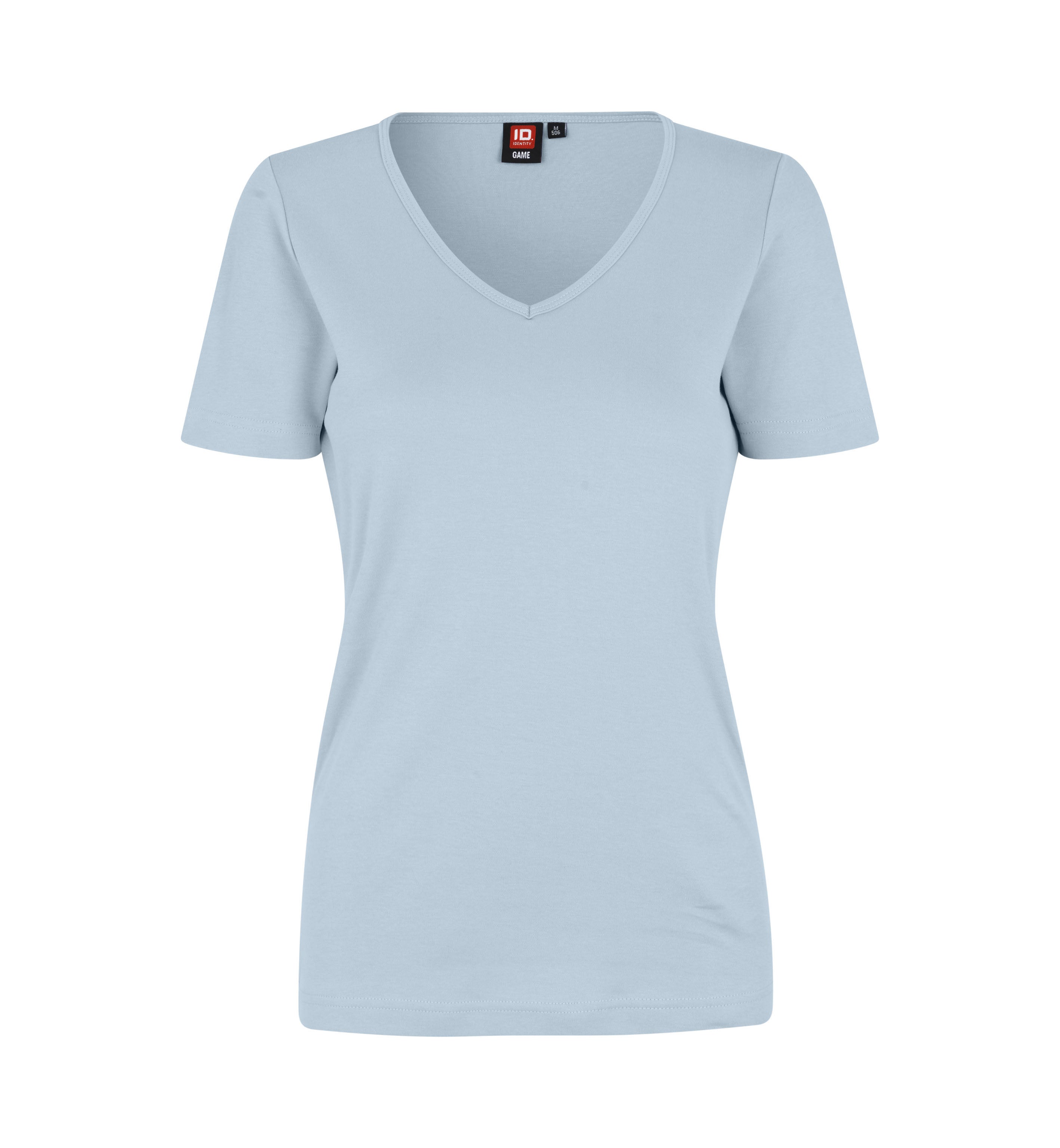 ID Interlock T-shirt | v-hals | dame