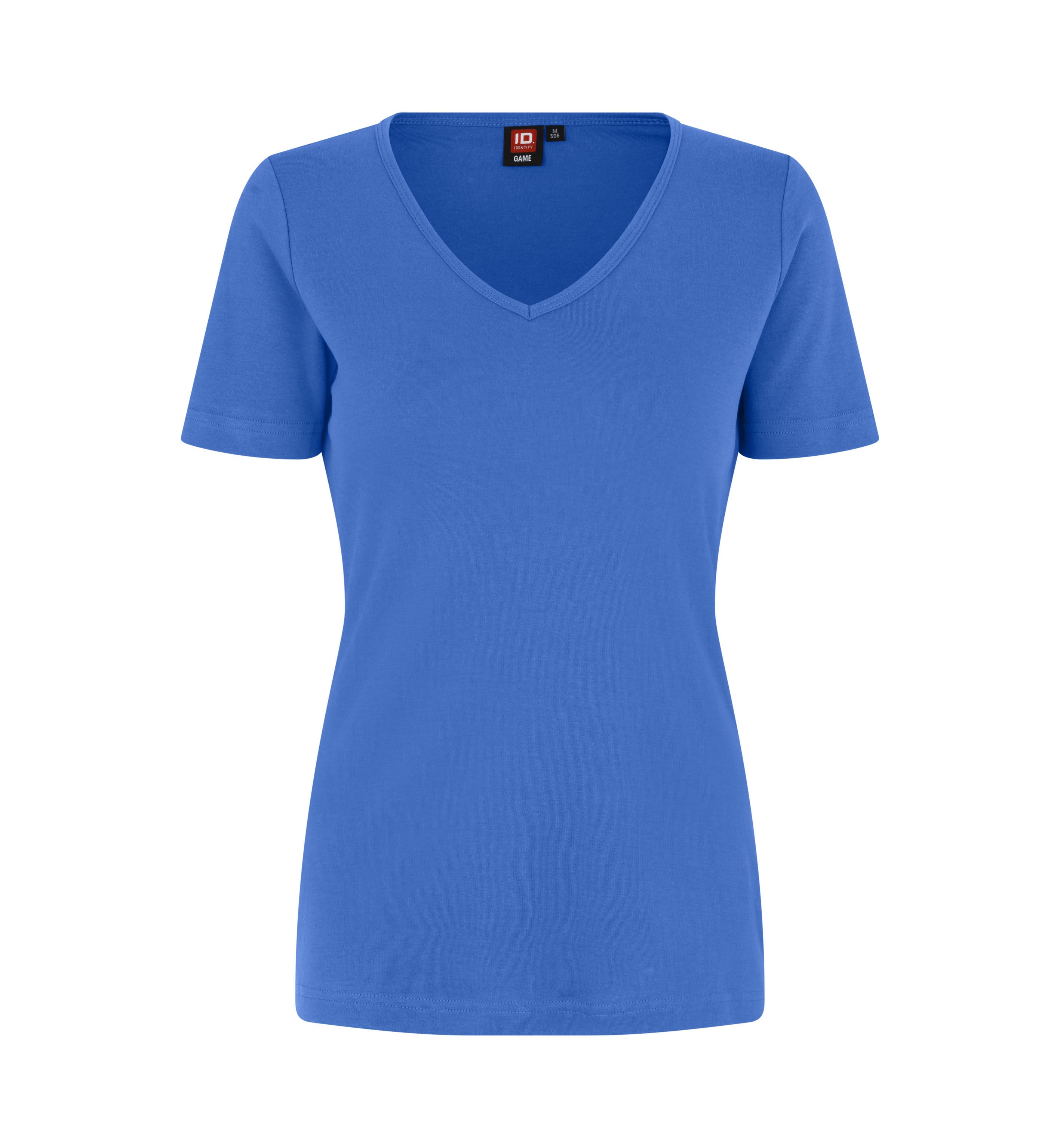 ID Interlock T-shirt | v-hals | dame