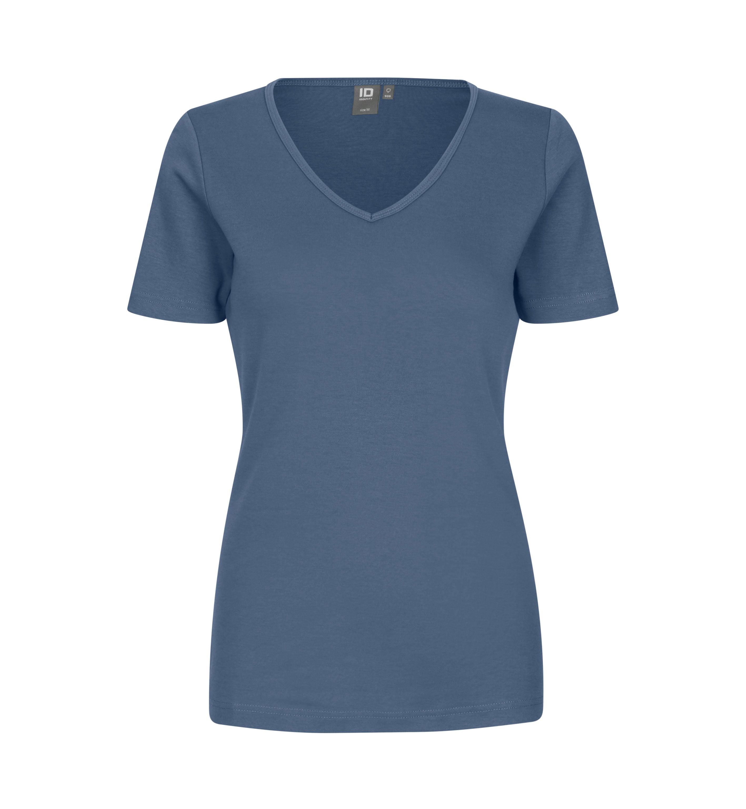 ID Interlock T-shirt | v-hals | dame