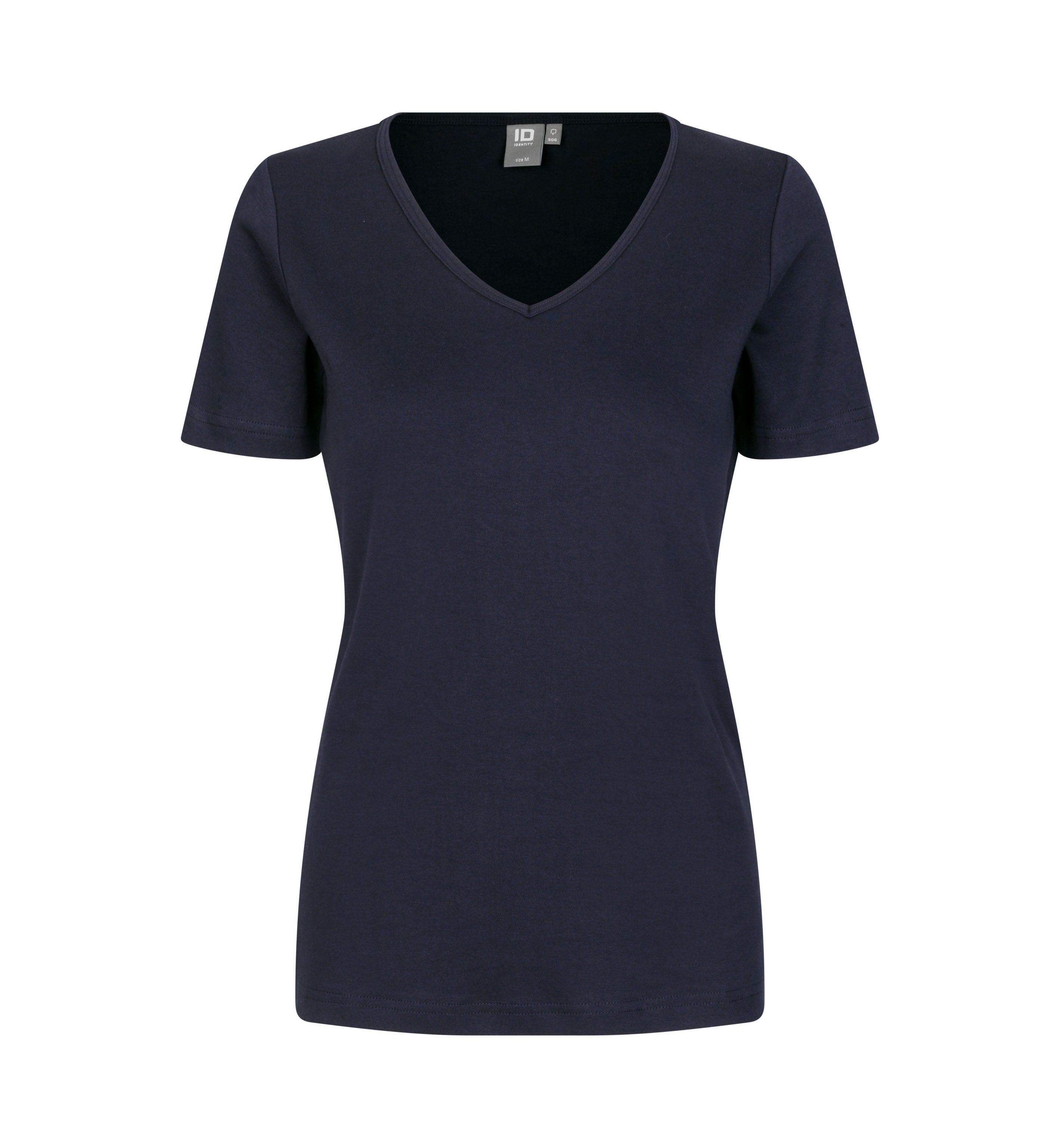 ID Interlock T-shirt | v-hals | dame
