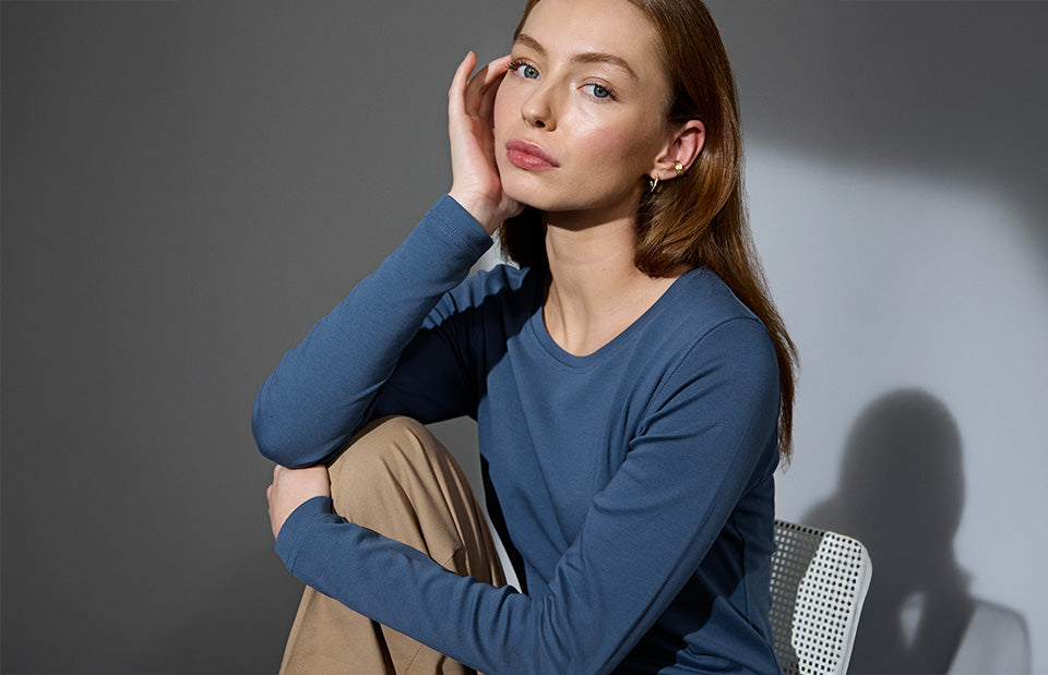 ID Interlock T-shirt | l/æ | dame