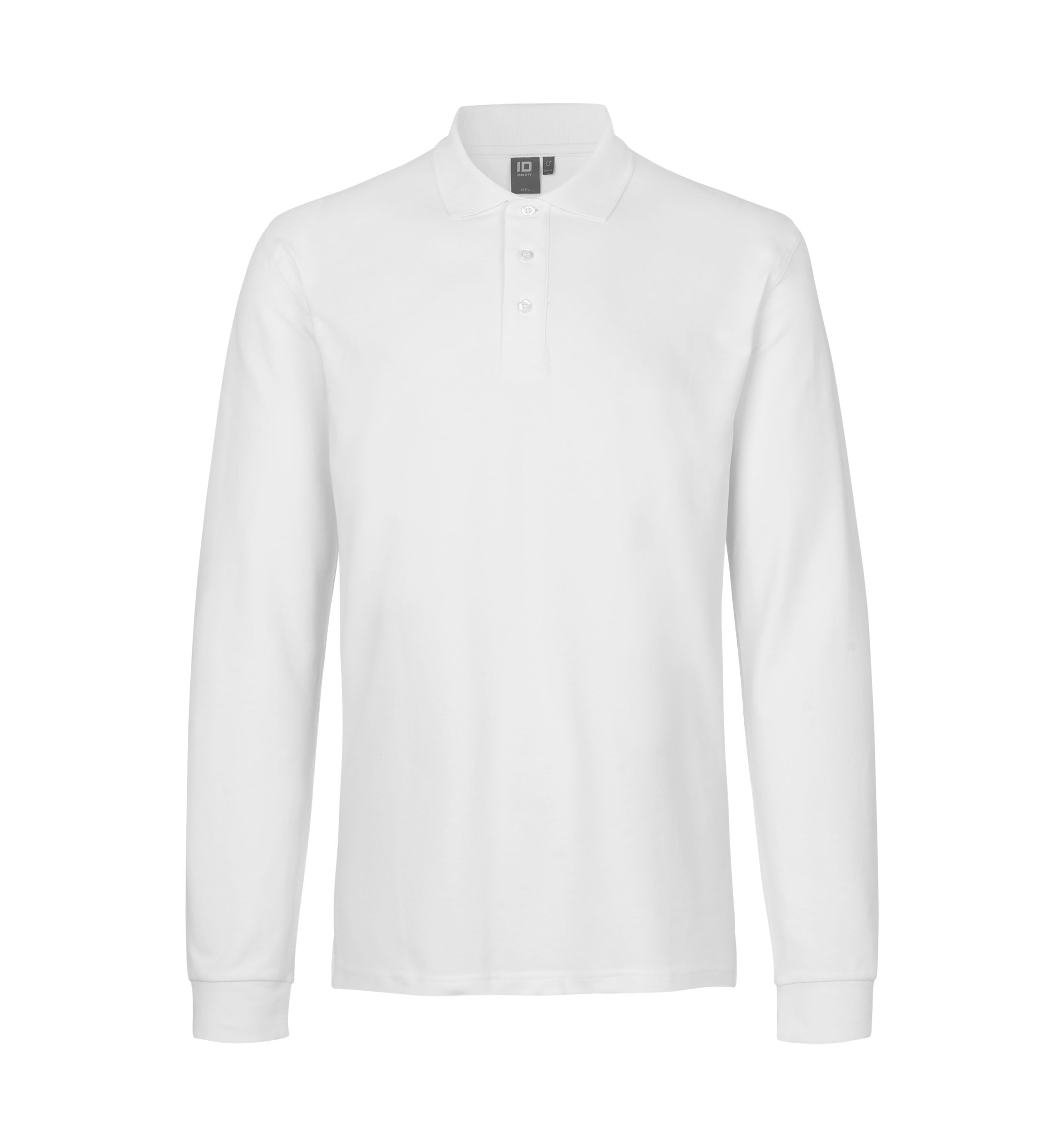 ID Langærmet poloshirt | stretch