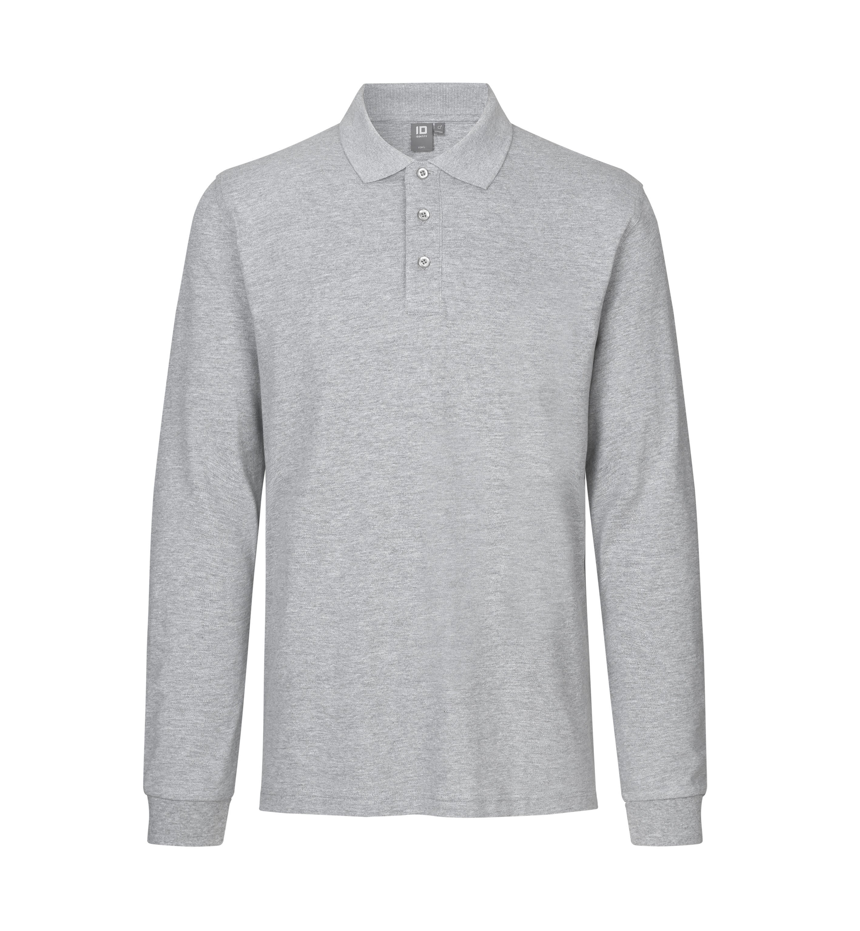 ID Langærmet poloshirt | stretch