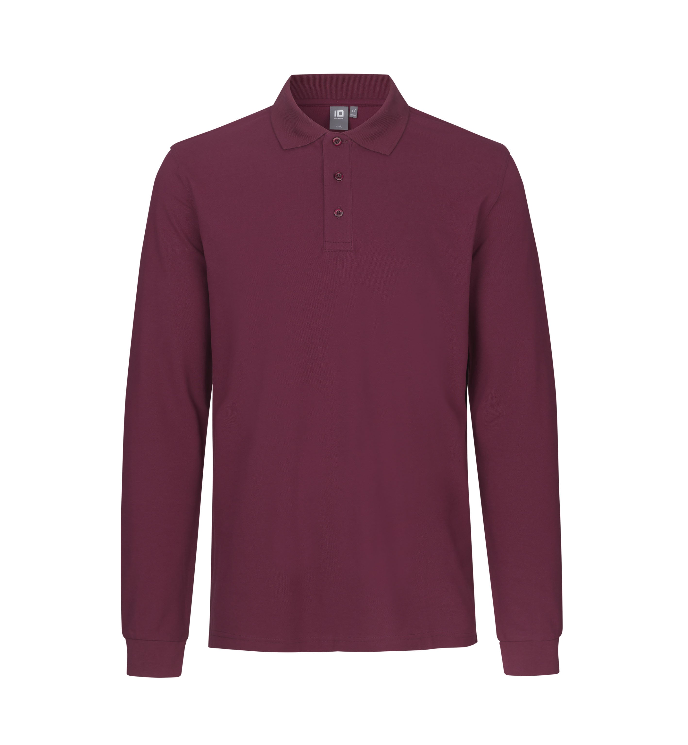 ID Langærmet poloshirt | stretch