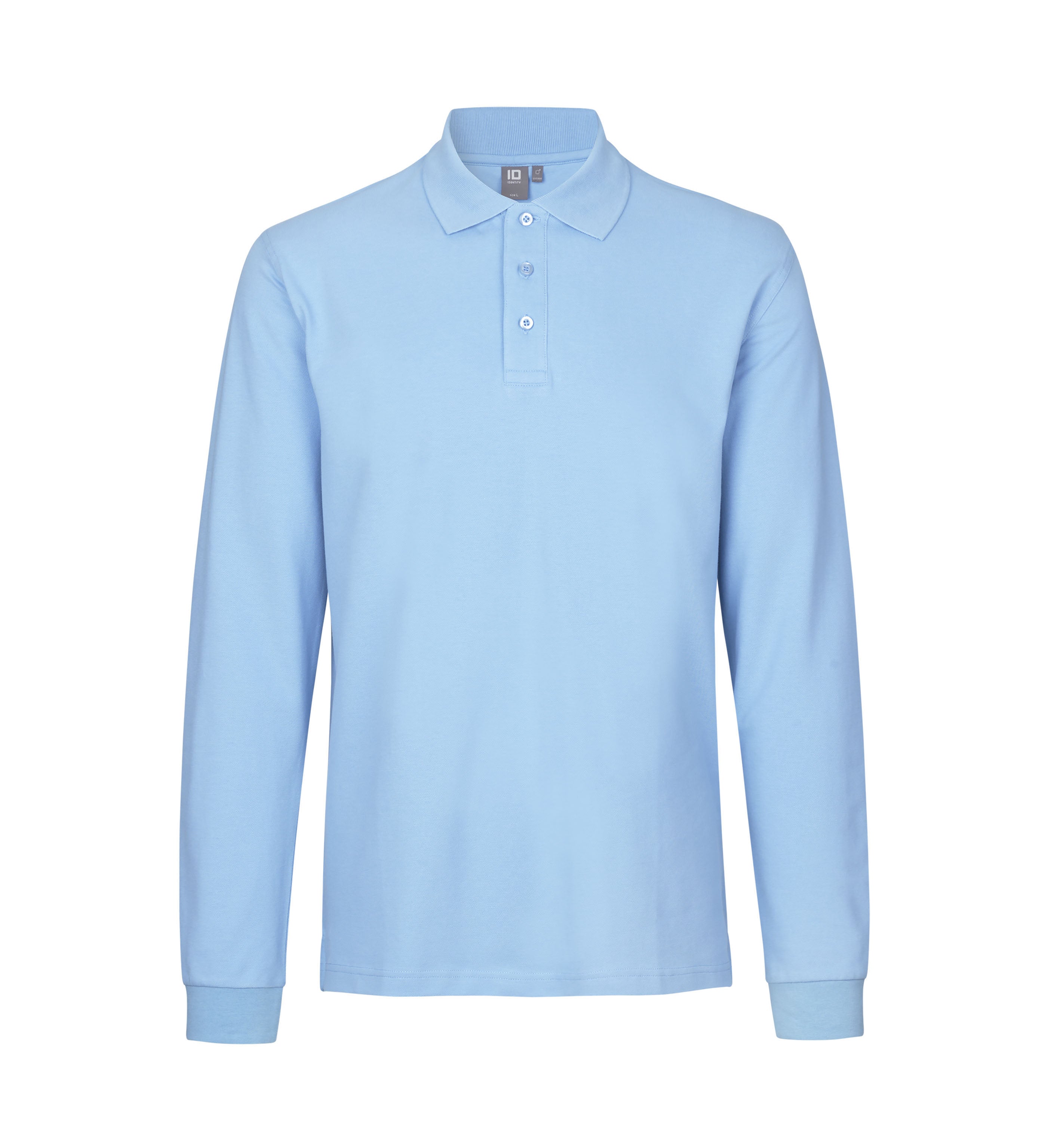 ID Langærmet poloshirt | stretch