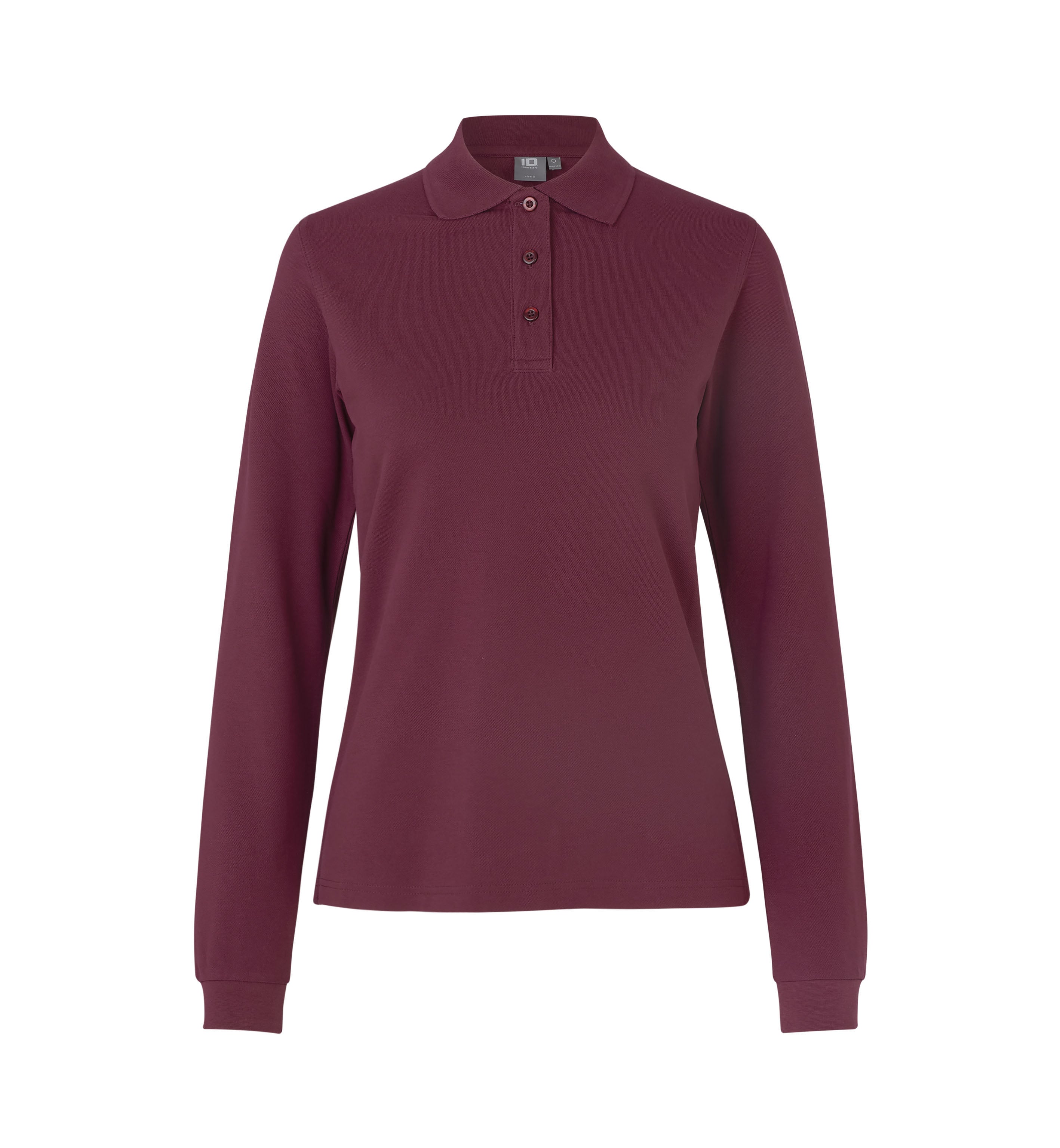 ID Langærmet poloshirt | stretch | dame