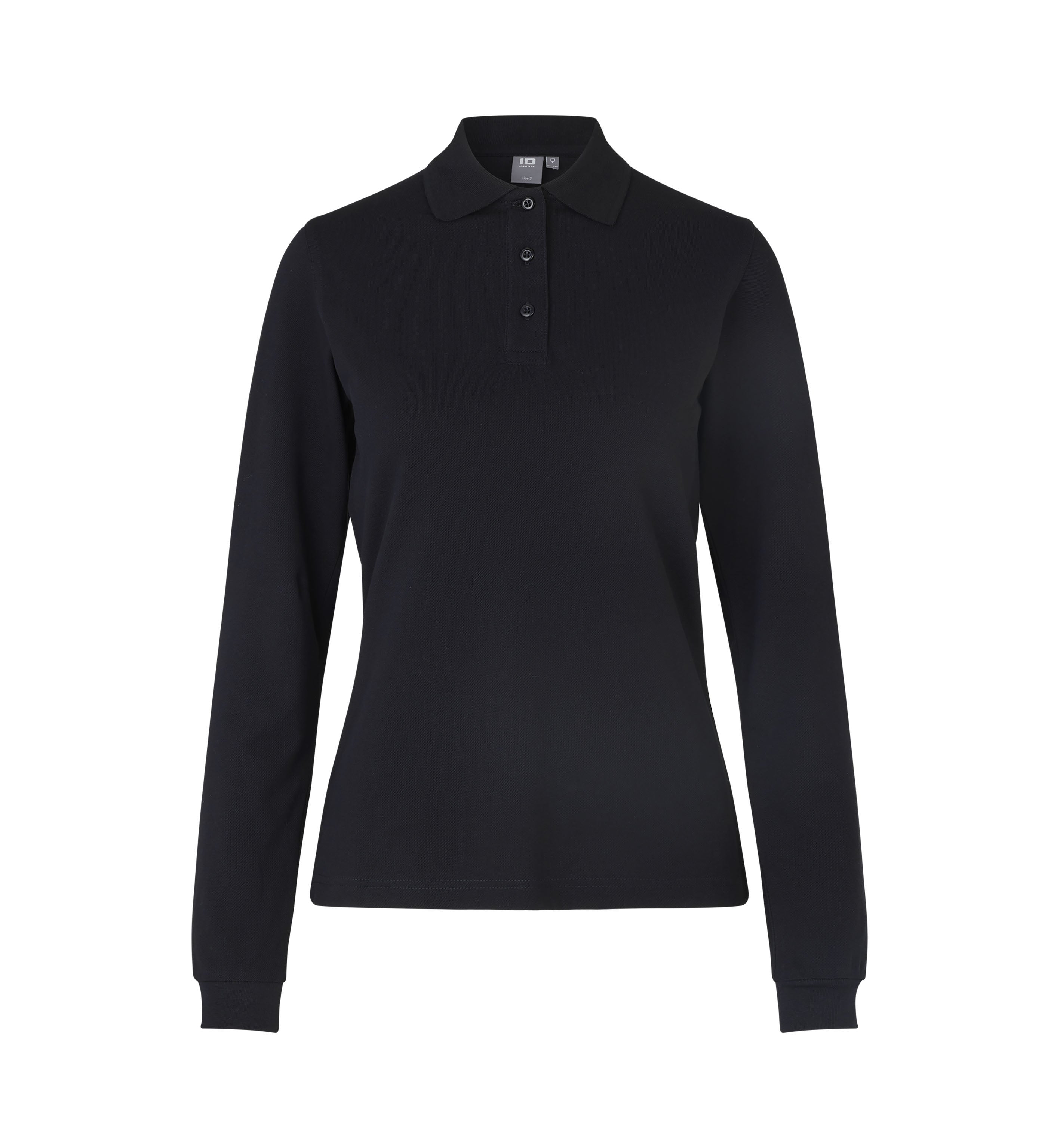 ID Langærmet poloshirt | stretch | dame
