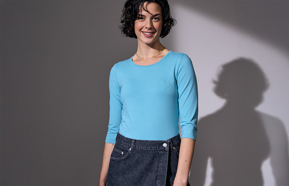 ID Stretch T-shirt | ¾ ærmet | dame