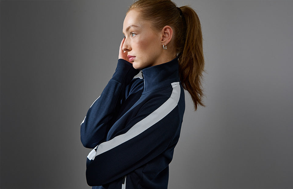 ID Sweat cardigan | kontrast | dame