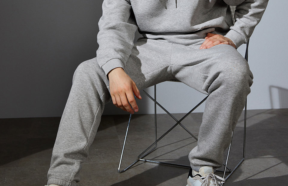 ID Klassiske sweatpants | unisex - Grå melange [C-210] / XS