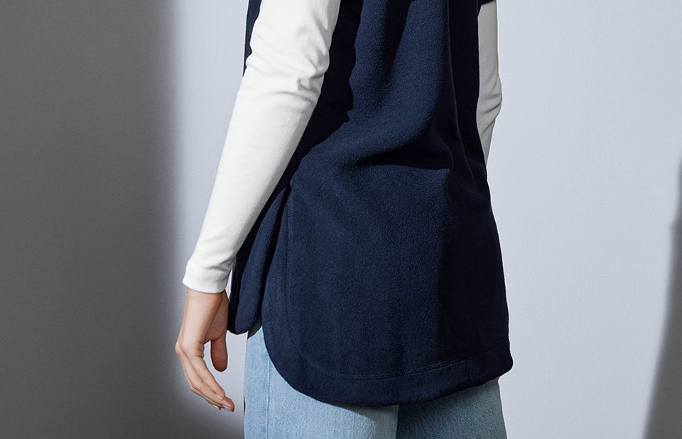 ID Fleece tunika | unisex - Navy [C-790] / 3XL/4XL