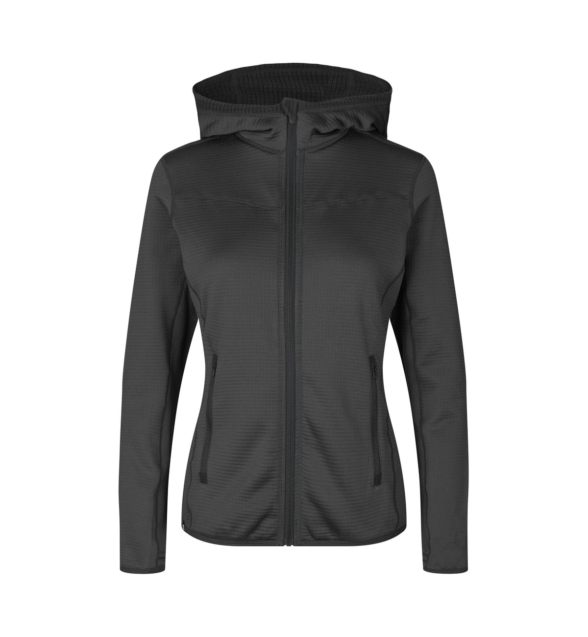 ID Cardigan | stretch komfort | dame - Koks grå [C-295] / S
