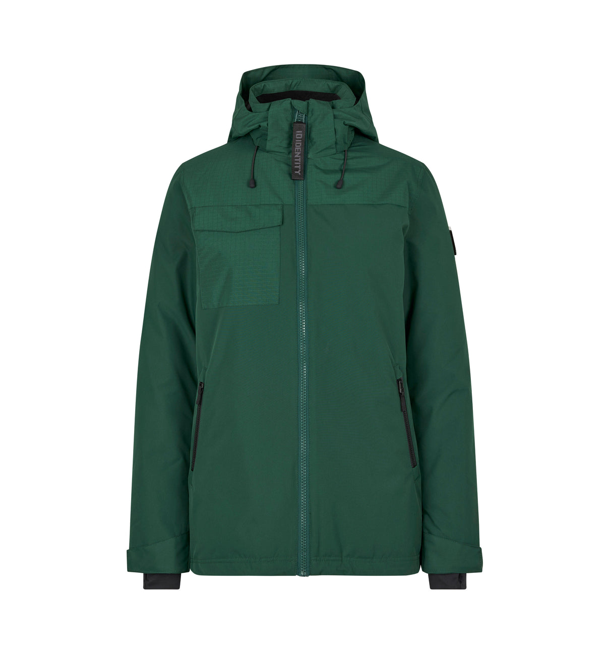 ID Hooded vinterjakke | dame - Flaskegrøn [C-590] / S