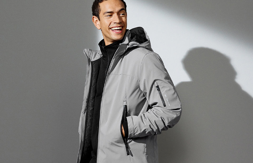 ID Softshell jakke | vinter - Grå [C-260] / S