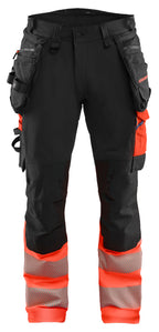 Sort/High Vis Rød [9955]