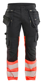 Sort/High Vis Rød [9955]
