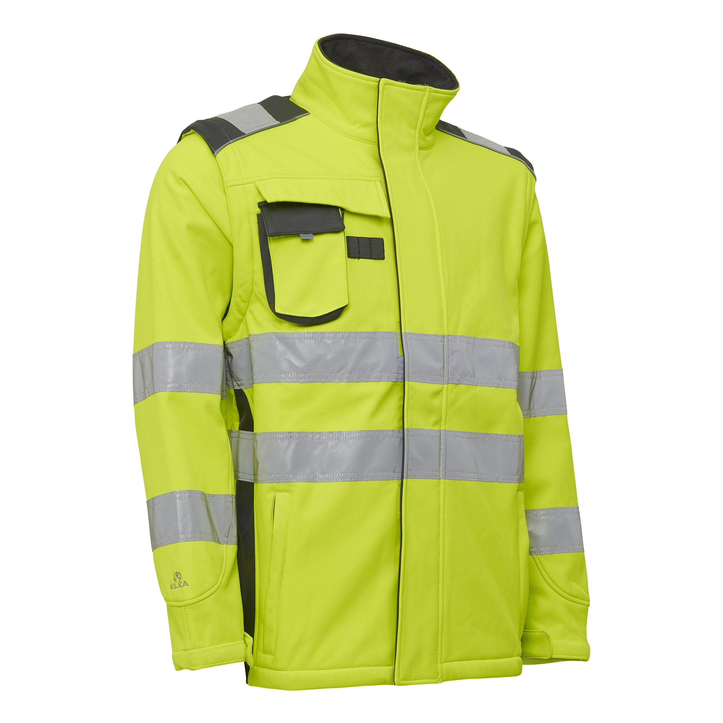 ELKA Visible Xtreme Softshell jakke med ekstra længde