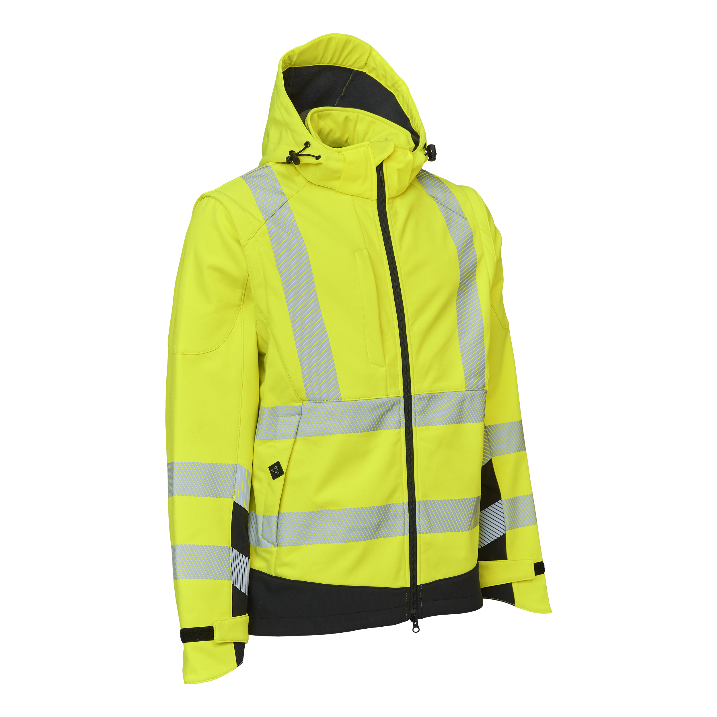 ELKA Visible Xtreme Softshell Jakke med aftagelige ærmer
