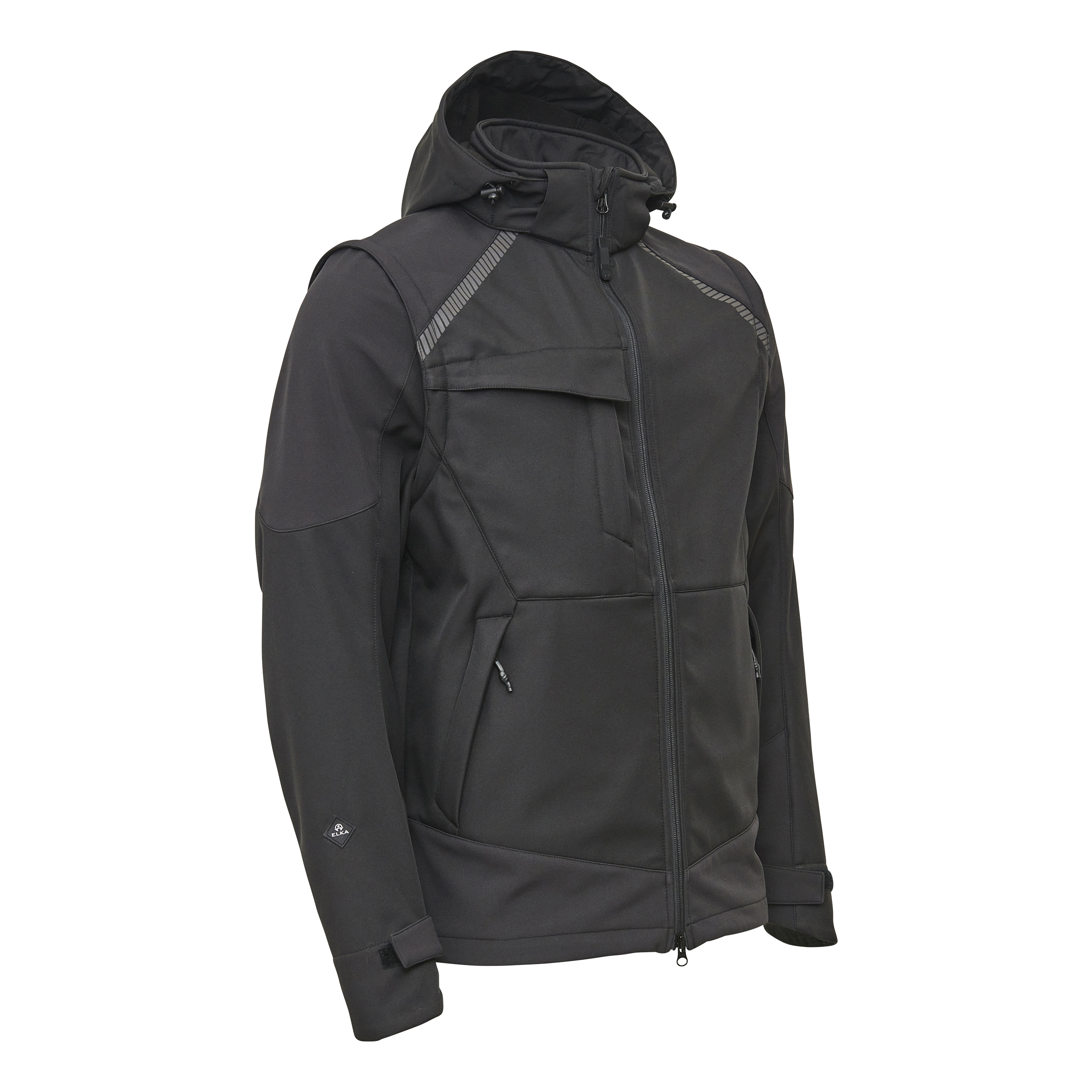 ELKA Working Xtreme Softshell Jakke med aftagelige ærmer