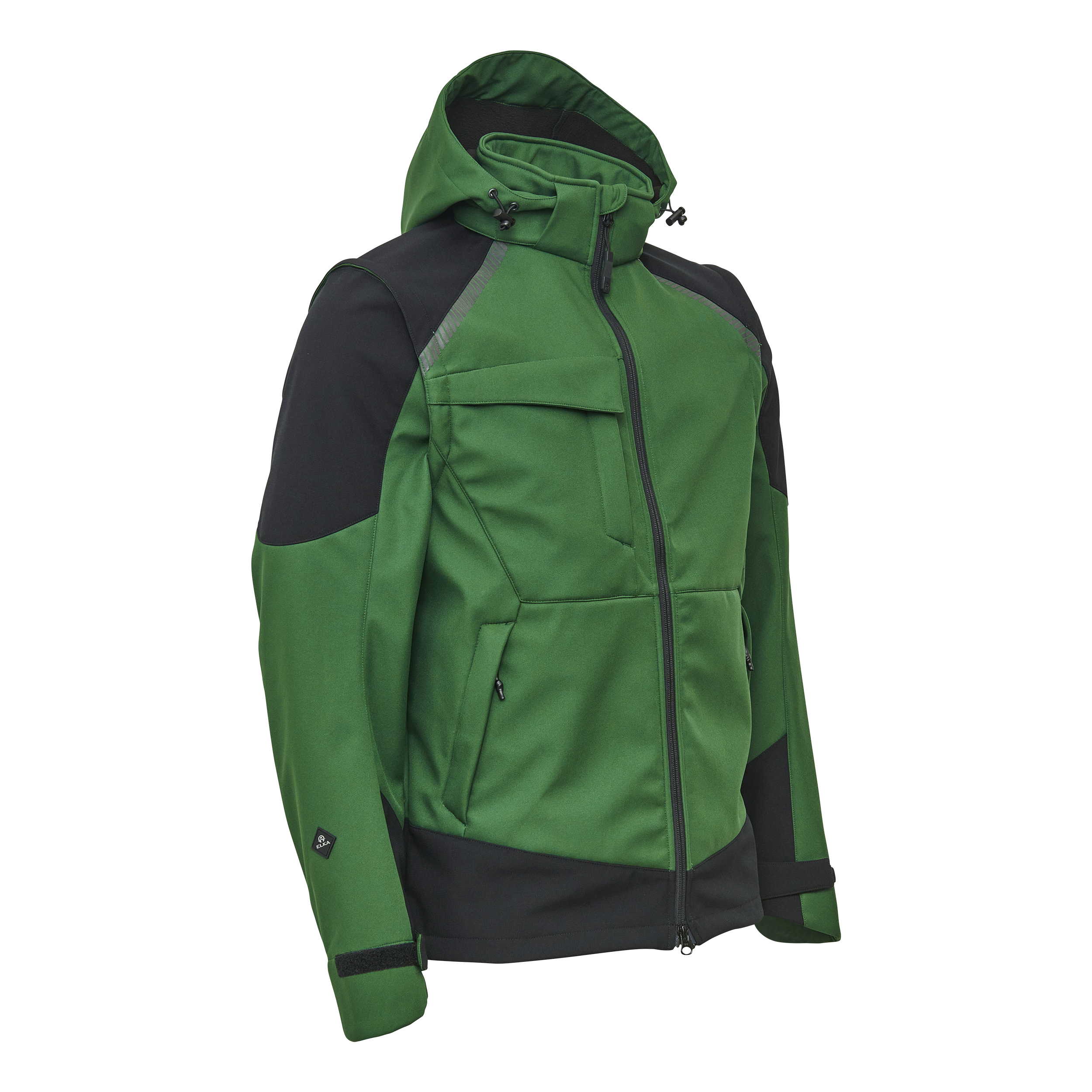 ELKA Working Xtreme Softshell Jakke med aftagelige ærmer