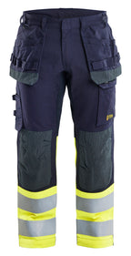 Marineblå/High Vis Gul [8933]
