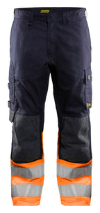Marineblå/High Vis Orange [8953]