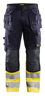 Marineblå/High Vis Gul [8933]