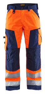 High Vis Orange/Marineblå [5389]