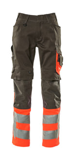 mørk antracit/hi-vis rød [18222]