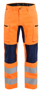 High Vis Orange/Marineblå [5389]