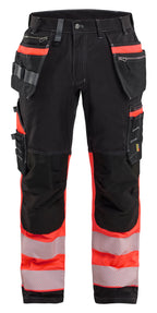 Sort/High Vis Rød [9955]