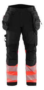 Sort/High Vis Rød [9955]
