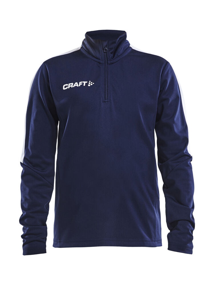Craft Progress Halfzip Ls Tee Jr