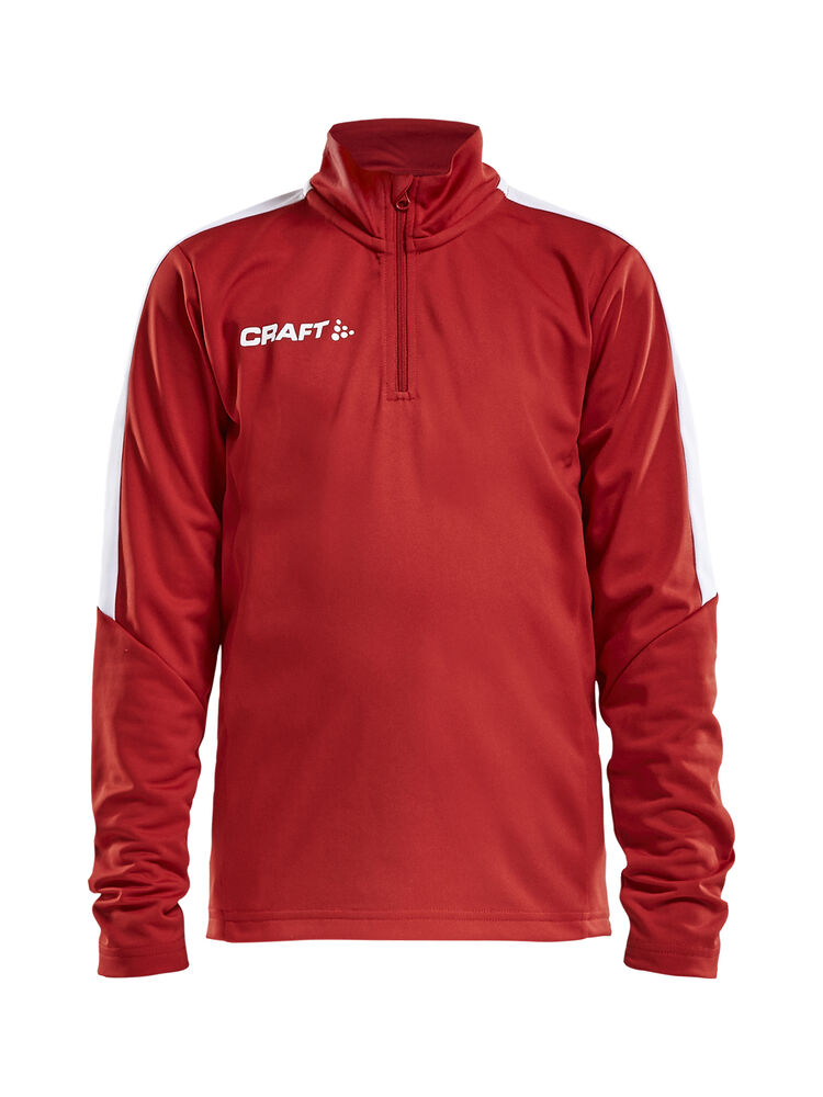 Craft Progress Halfzip Ls Tee Jr