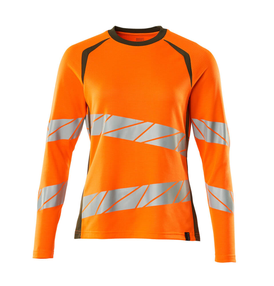 MASCOT ACCELERATE SAFE T-shirt, langærmet 19091