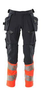 mørk marine/hi-vis rød [10222]