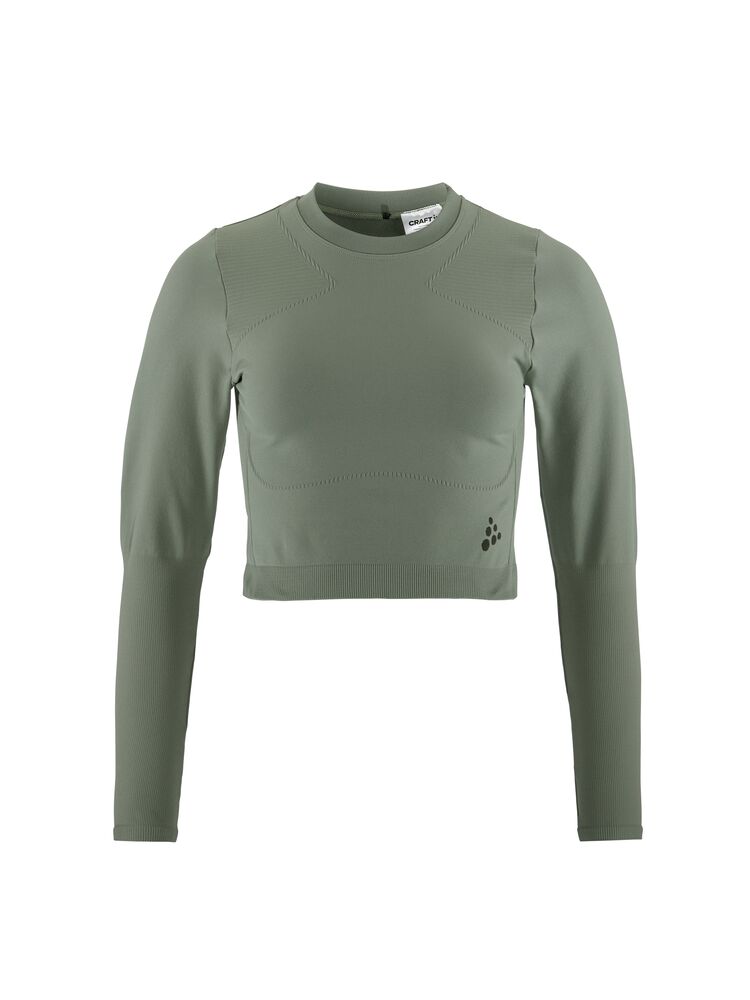 ADV Tone Seamless Cropped Ls Top W