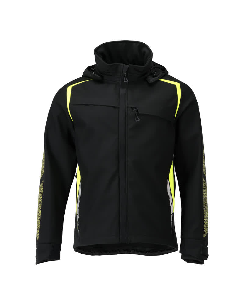 MASCOT ACCELERATE SAFE Softshell jakke med hætte 23002