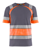 Mellemgrå/High Vis Orange [9653]