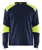 Marineblå/High Vis Gul [8933]