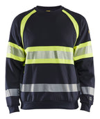 Marineblå/High Vis Gul [8933]