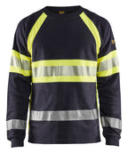 Marineblå/High Vis Gul [8933]