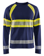 Marineblå/High Vis Gul [8833]
