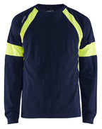 Marineblå/High Vis Gul [8833]
